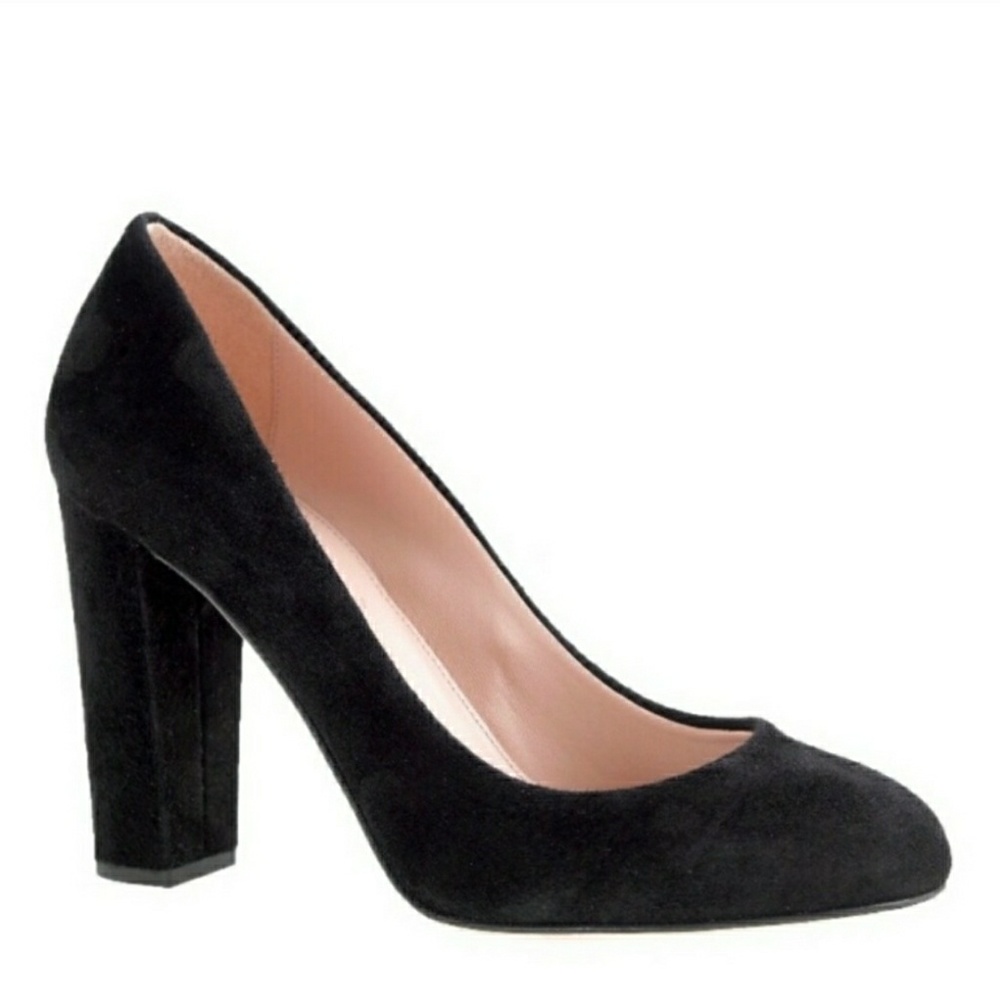 J. Crew Black Etta Pumps